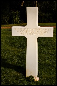 The grave of an unknown soldier, the most touching of all