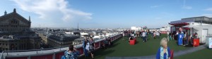 View from the top of Les Galleries Lafayette