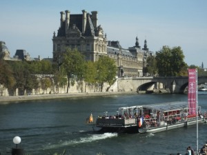 The Louvre from a distance