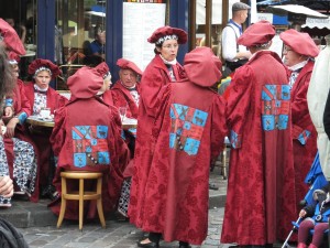 Regional dress of some of the participants