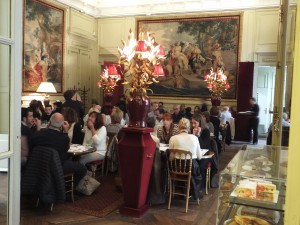 The interior of the tea room.  