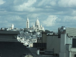 View from L'Espace Culturel atop Louis Vuitton