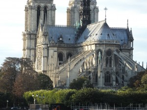 Notre Dame in the late afternoon sun