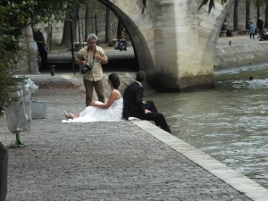 Always a bride and groom along the way.