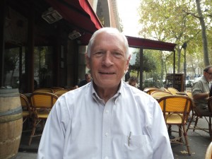 Bernie at L'Arrosoir for lunch