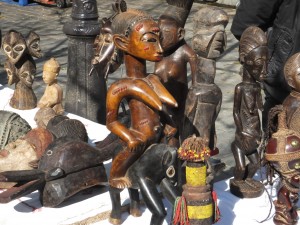 Naughty Bernie captures this piece of African art at Place d'Aligre