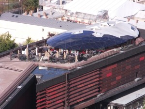 Les Ombres atop Musee Quai de Branly...some of you have eaten here at our recommendation!