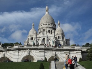 Always breathtaking views at Montmartre of the Sacre Coeur