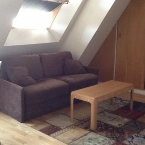 The petite living room