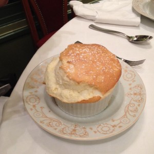 Grand Marnier dessert souffle