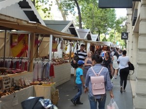 Street fair along Boulevard Saint-Germain