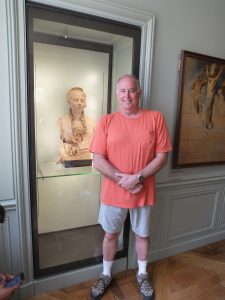 Tony Porter enjoying the Rodin Museum