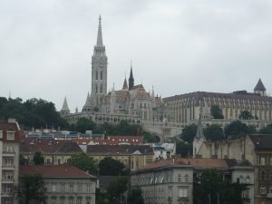 Mathias Church which sits on the hills of Buda