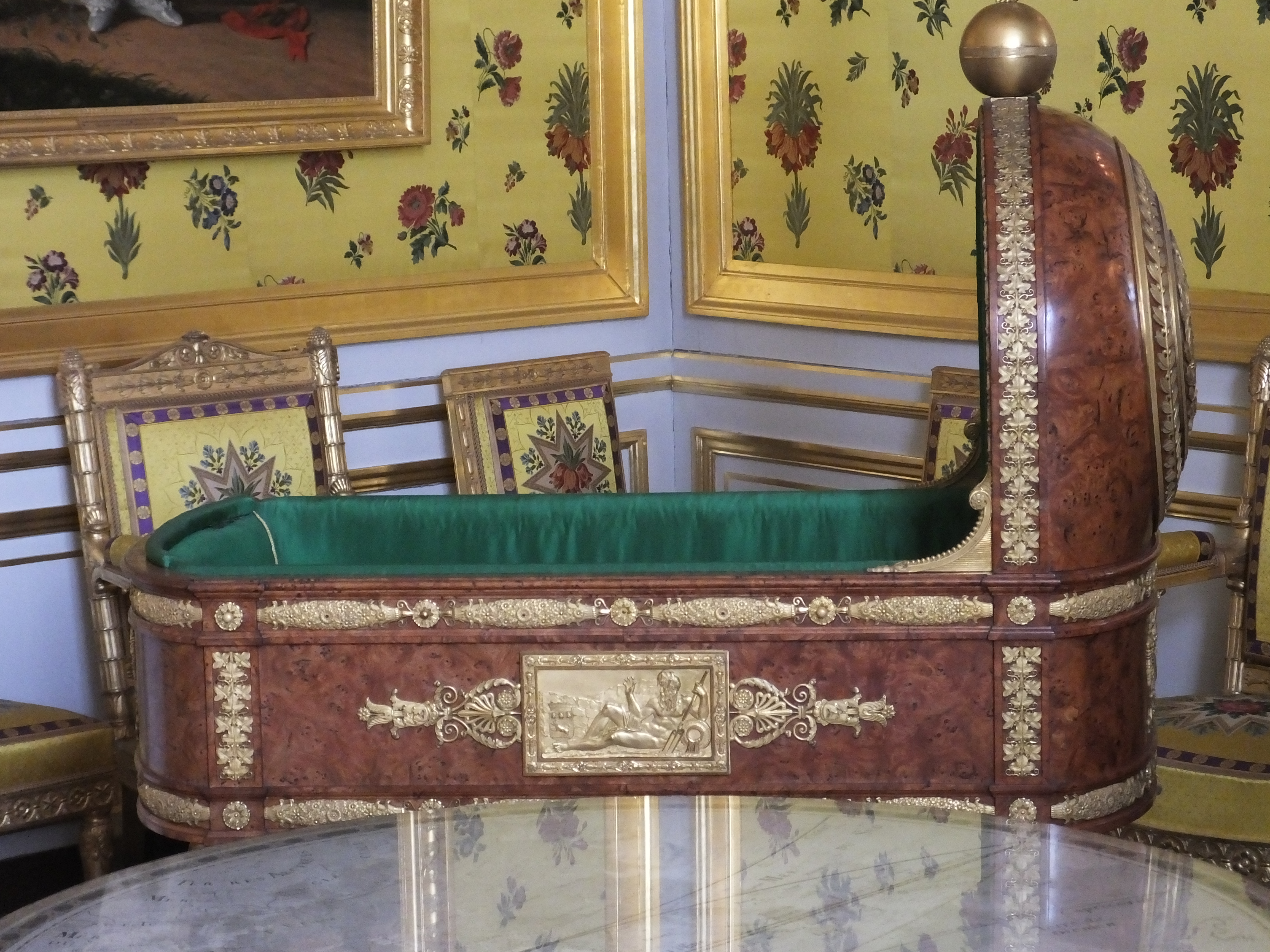 The crib for Napoleon's son